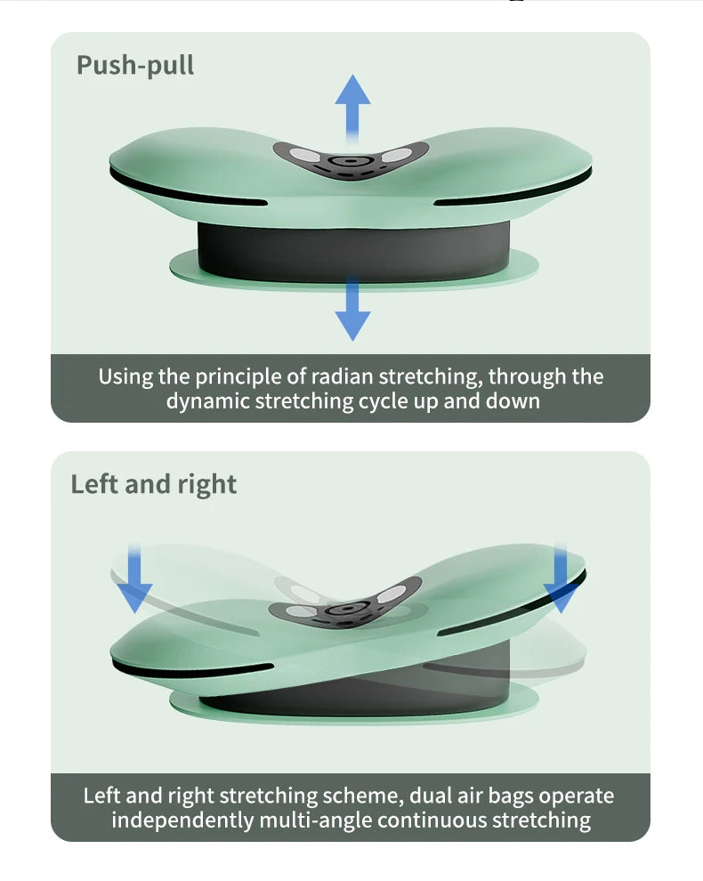 Reliff LumbarFlex™ Pro — Lower Back Stretcher & Massager with Heat, Airbag Traction & Vibration Therapy